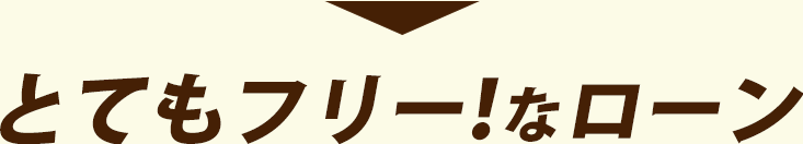 とてもフリー！なローン